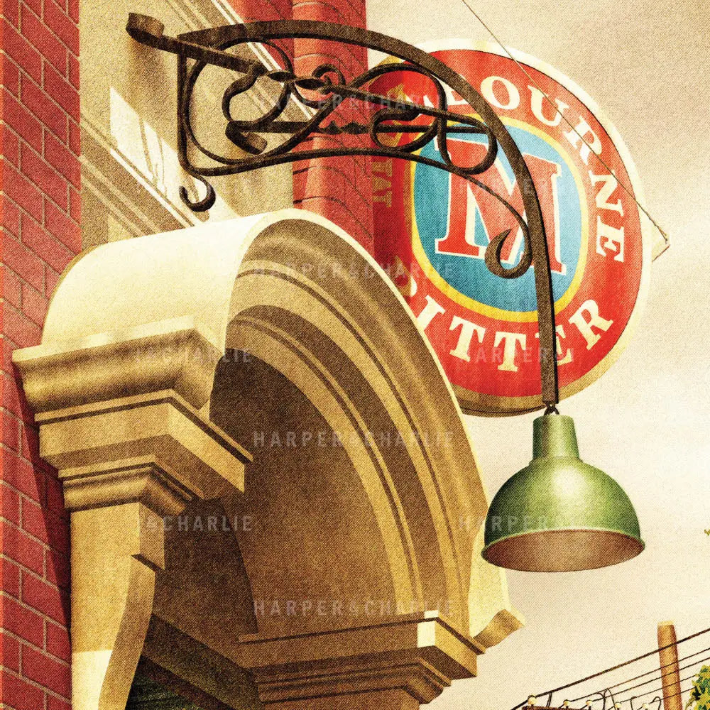 Napier Hotel Fitzroy Melbourne print by Harper and Charlie