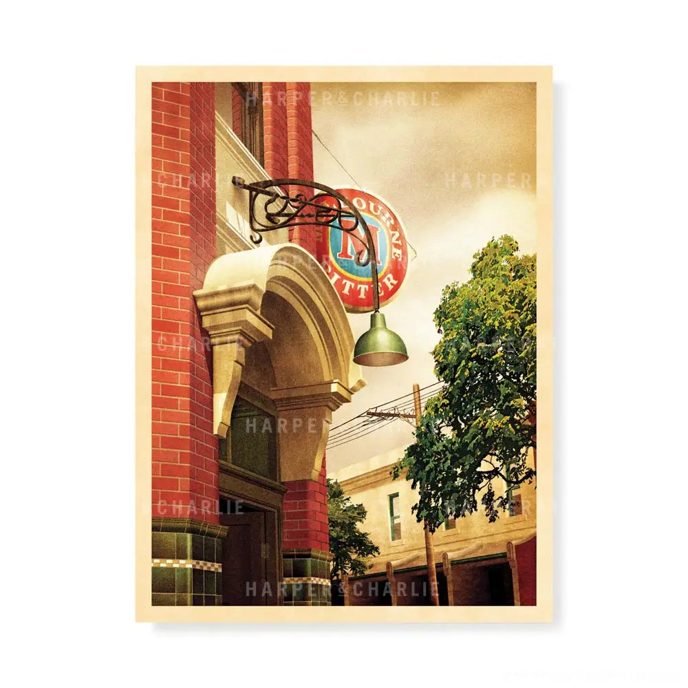 Napier Hotel Fitzroy Melbourne print by Harper and Charlie