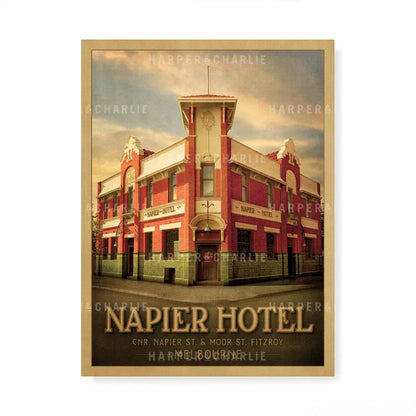 Napier Hotel Fitzroy Colour Print