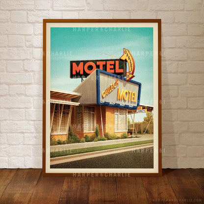 Oakleigh Motel, Retro Melbourne Print