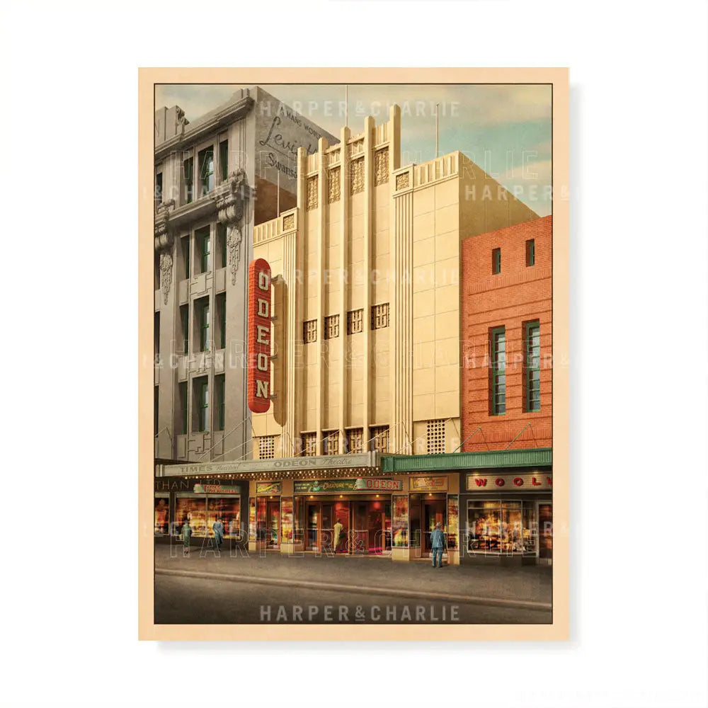 Odeon Theatre  Vintage-style Bourke Street Melbourne