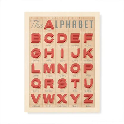 Old Textbook Alphabet Kids&