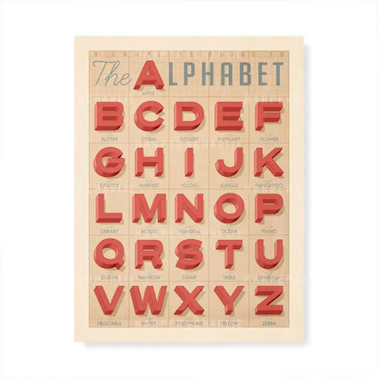 Old Textbook Alphabet Kids&