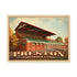 Vintage-style poster of the Cramer Street Oval grandstand, home of the  &