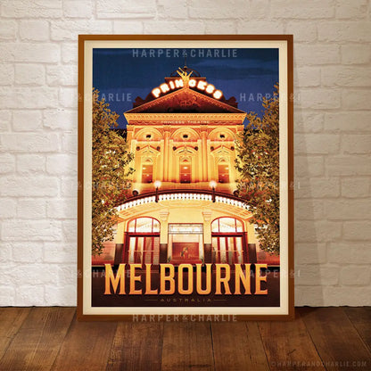 Princess Theatre Melbourne framed print by Harper and Charlie