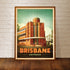Queensland Brewery Brisbane Colour Print