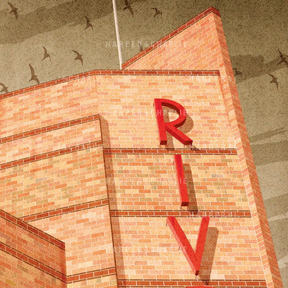 Rivoli Theatre Camberwell Melbourne print close up view by Harper and Charlie