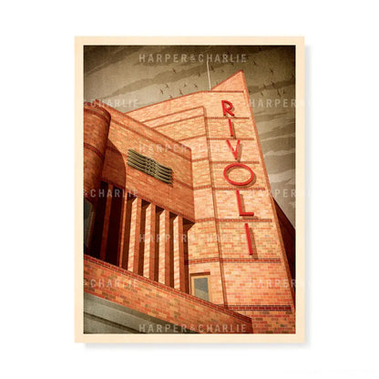 Rivoli Theatre Camberwell Melbourne print by Harper and Charlie