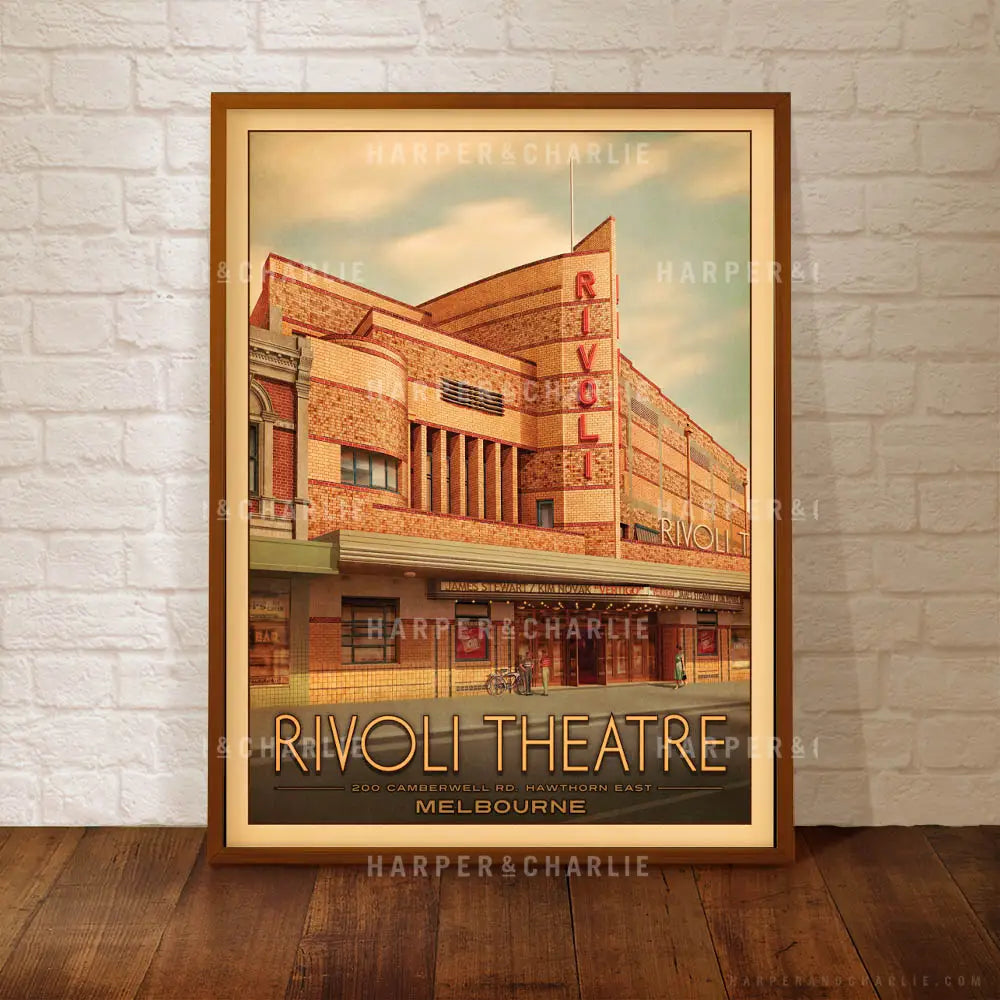 Rivoli Theatre Melbourne Framed by Harper and Charlie