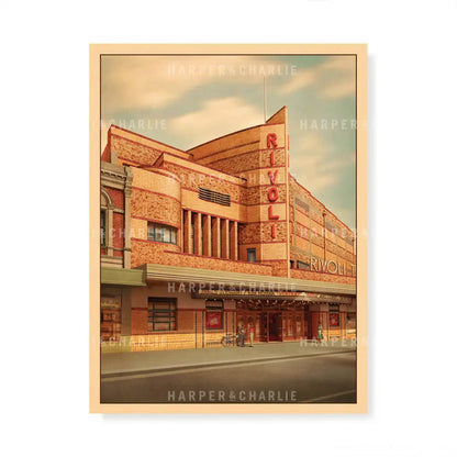 Rivoli Theatre Melbourne Colour Art Print by Harper and Charlie