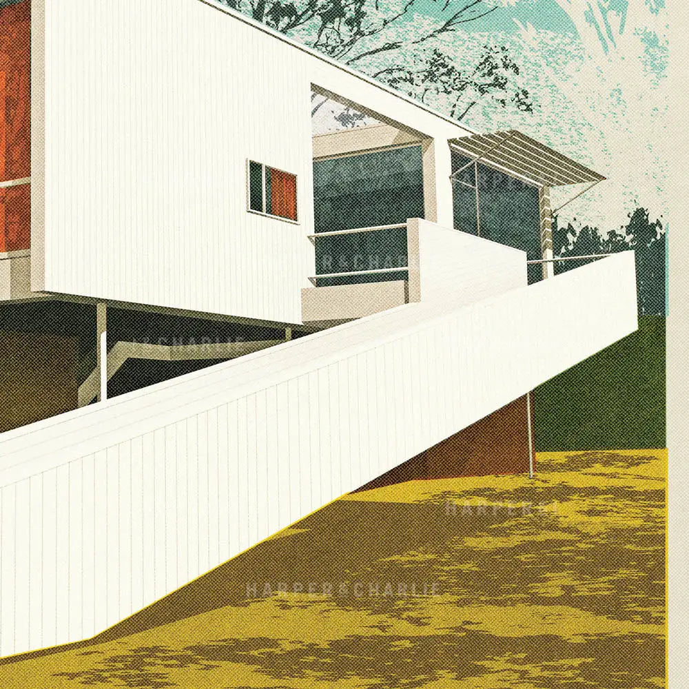 Rose Seidler House, Sydney Colour Print