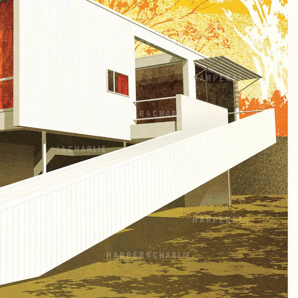 Rose Seidler House, Sydney Colour Print