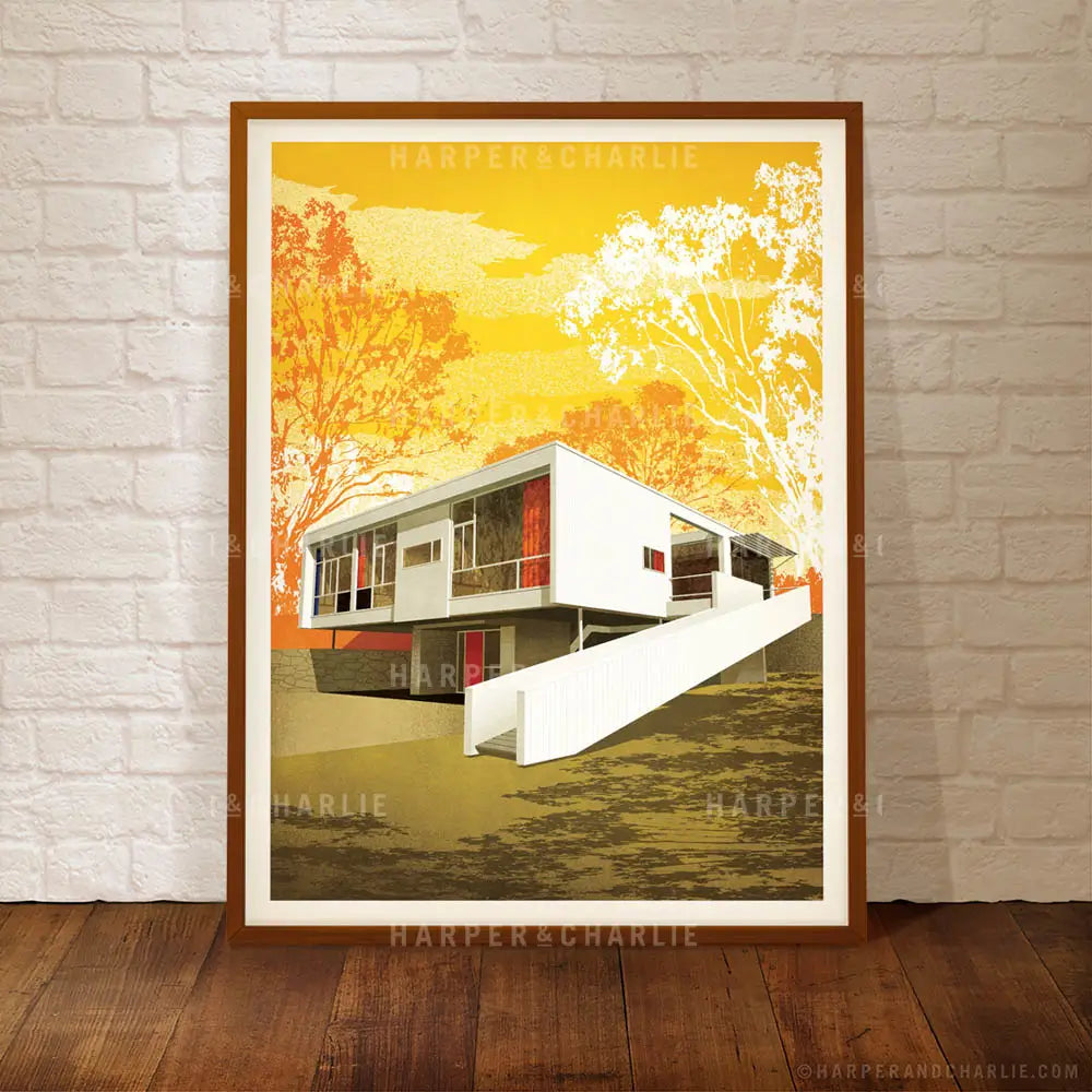 Rose Seidler House, Sydney Colour Print