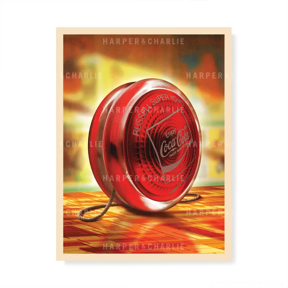 Russell Super Yoyo Retro-Inspired Colour Print