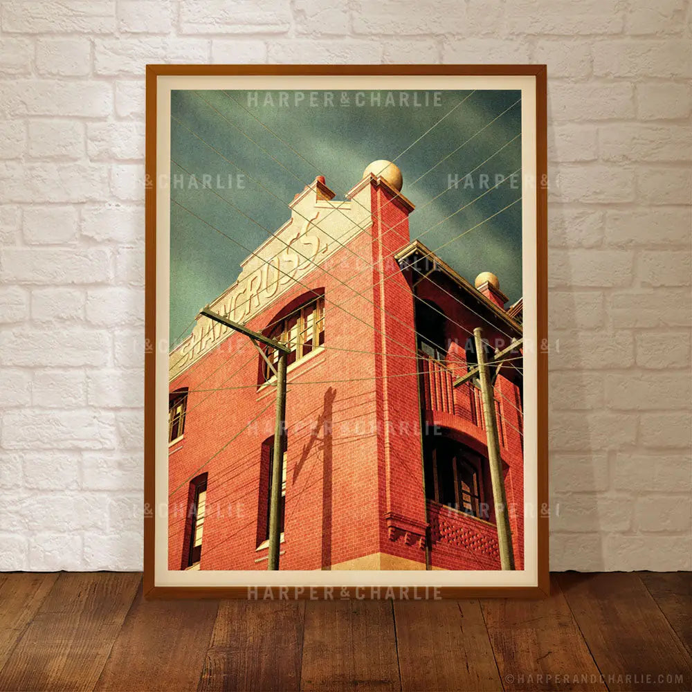 Shawcross Building, Brunswick Street, Fitzroy Melbourne Print