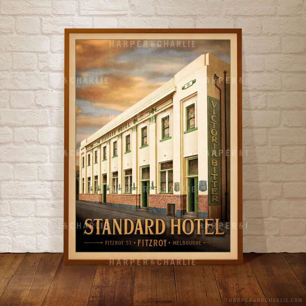 Standard Hotel Fitzroy Melbourne Print by Harper &amp; Charlie