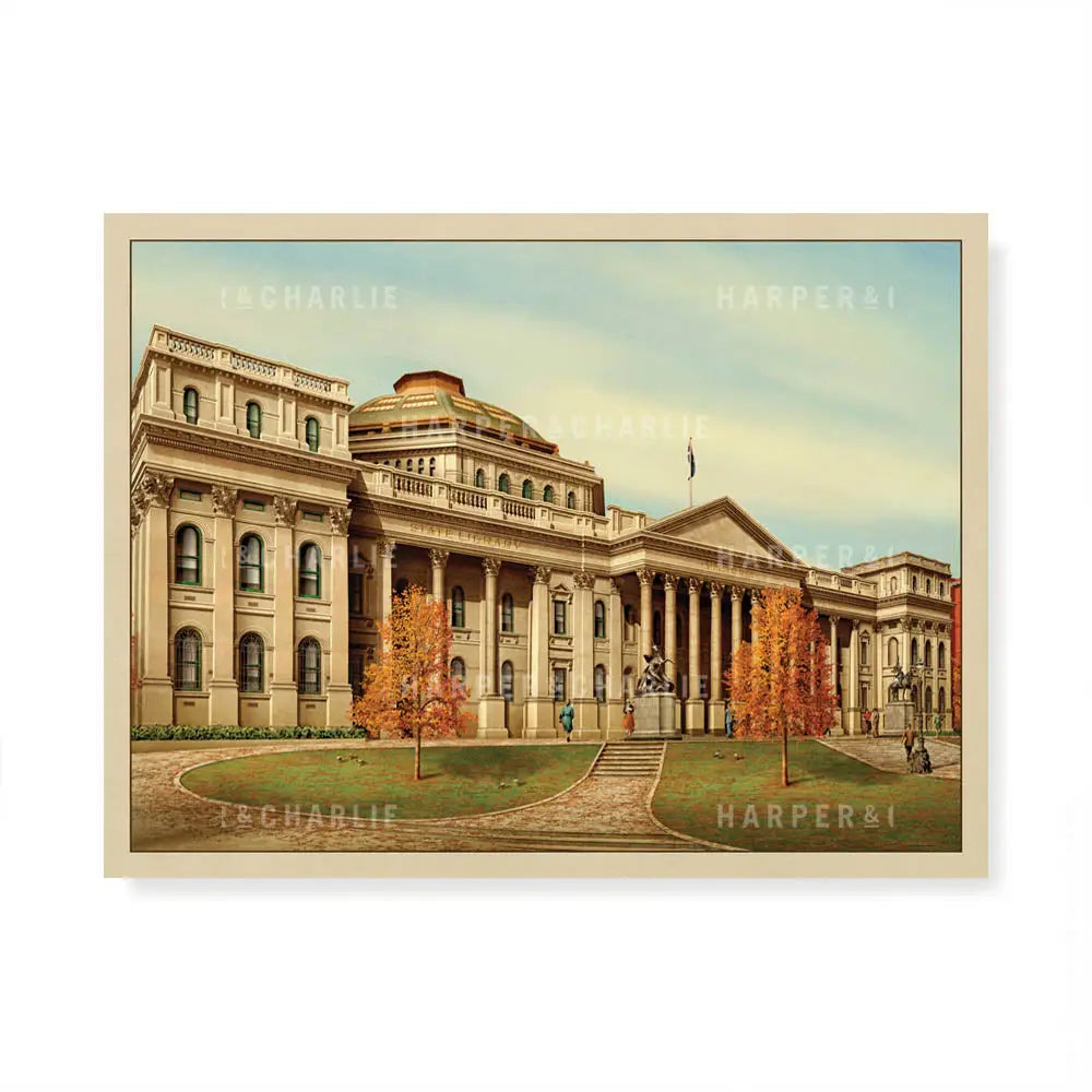 State Library Victoria Colour Print by Harper and Charlie