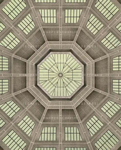 State Library Victoria Domed Reading Room, Melbourne Print, by Harper and Charlie
