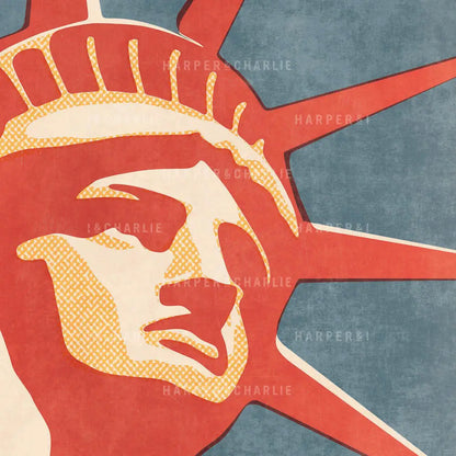 Statue of Liberty, New York Colour Print