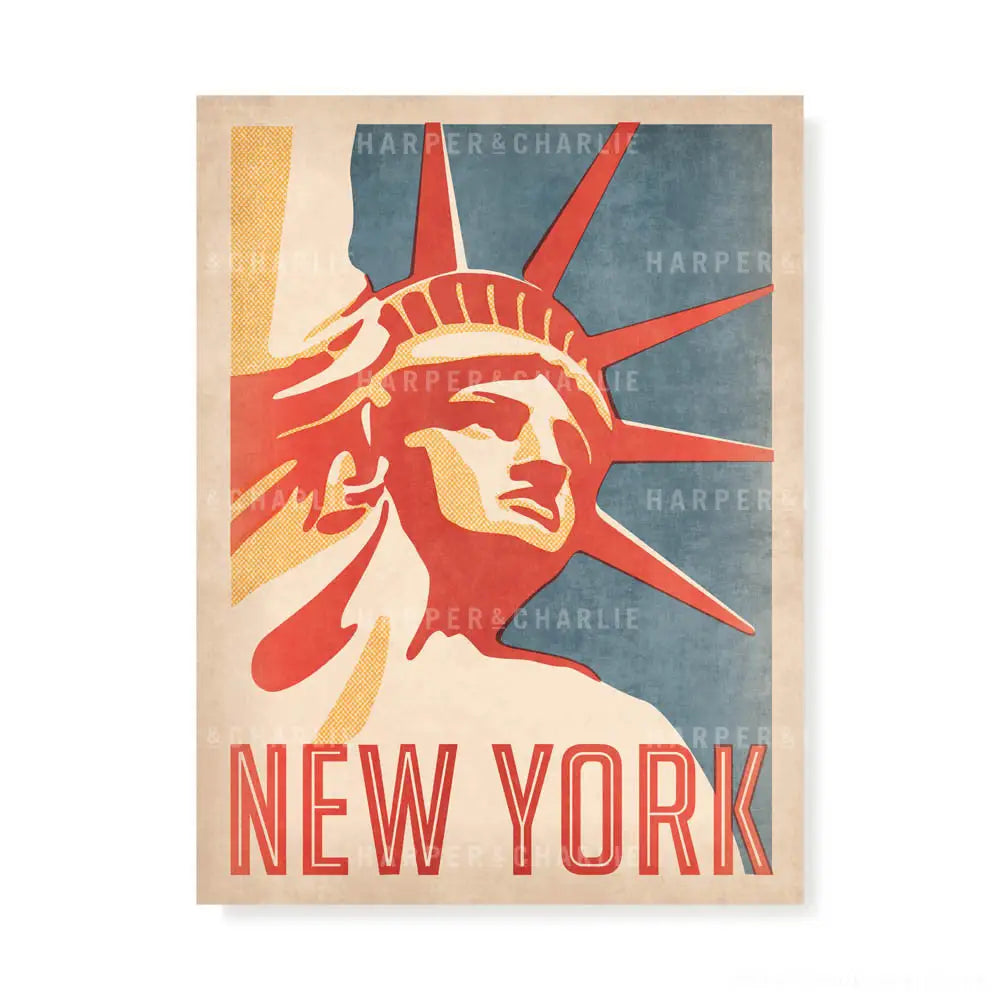 Statue of Liberty, New York Colour Print