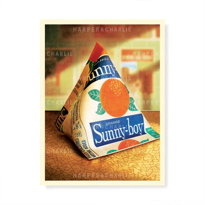 Sunny boy ice block Australian print by Harper and Charlie
