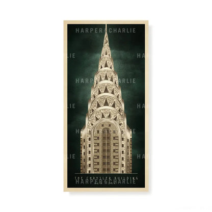 The Chrysler Building, New York Colour Print 2 to 1 proportion by Harper and Charlie