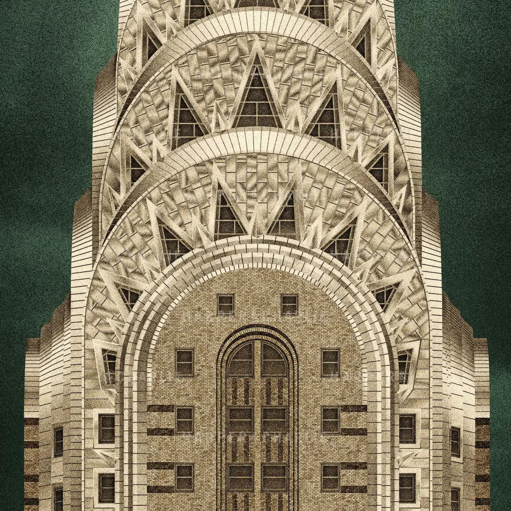 The Chrysler Building, New York Colour Print 