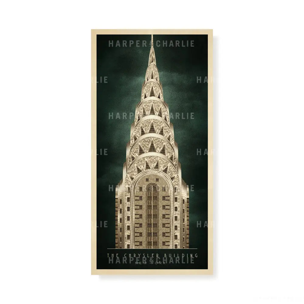 The Chrysler Building, New York Colour Print 