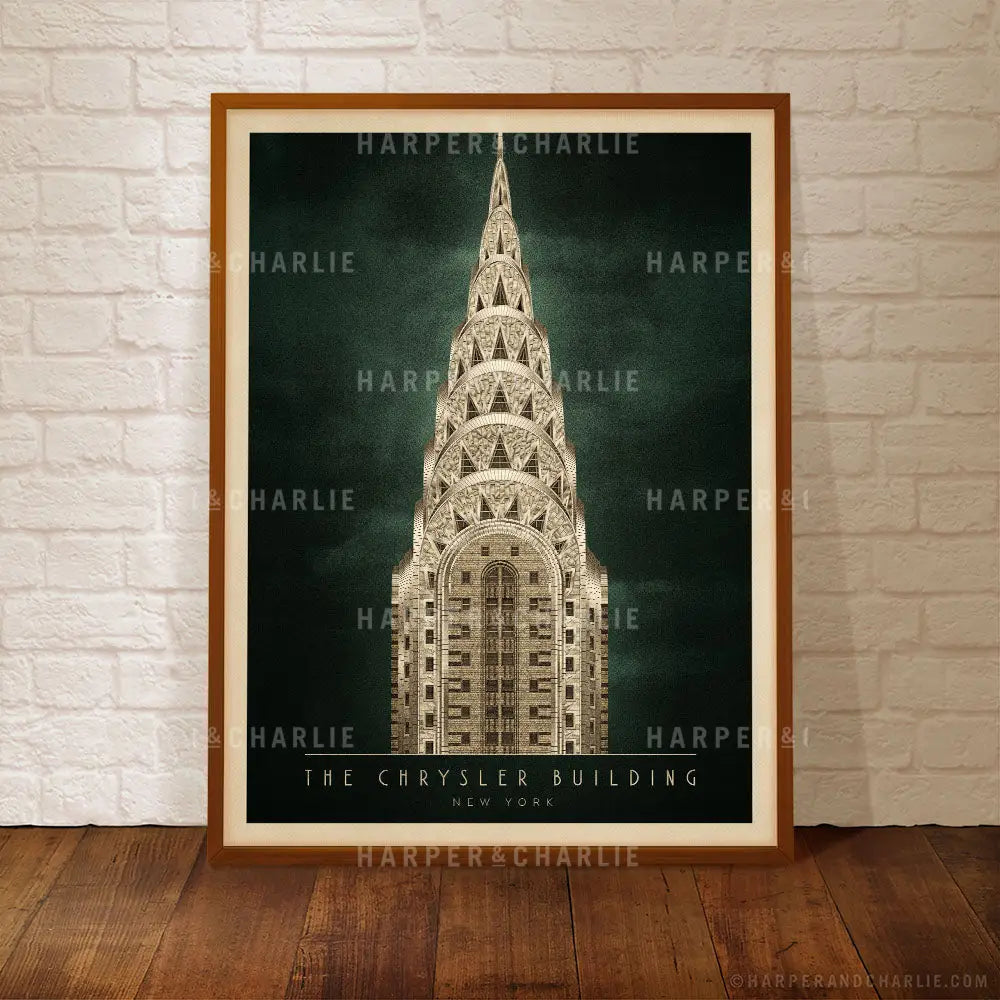 The Chrysler Building, New York Colour Print 