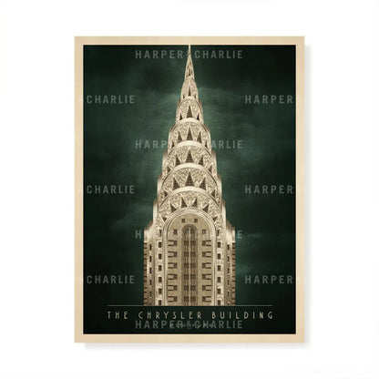 The Chrysler Building, New York Colour Print by Harper and Charlie