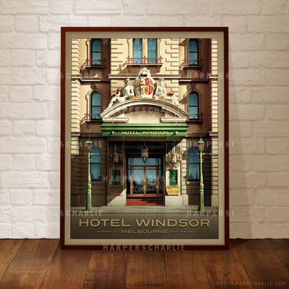 Hotel Windsor Colour Print Framed
