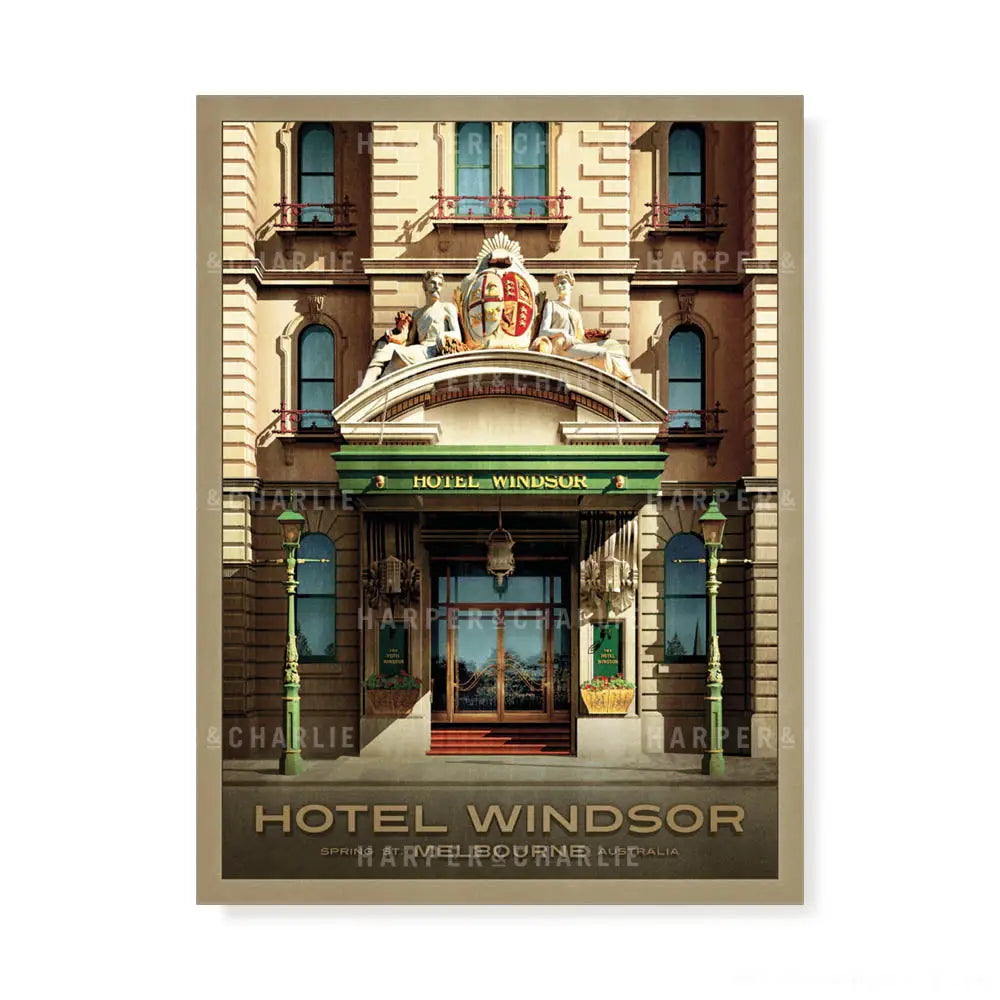 Hotel Windsor Melbourne colour print