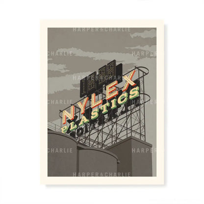 Nylex Sign, Cremorne Melbourne print by Harper and Charlie