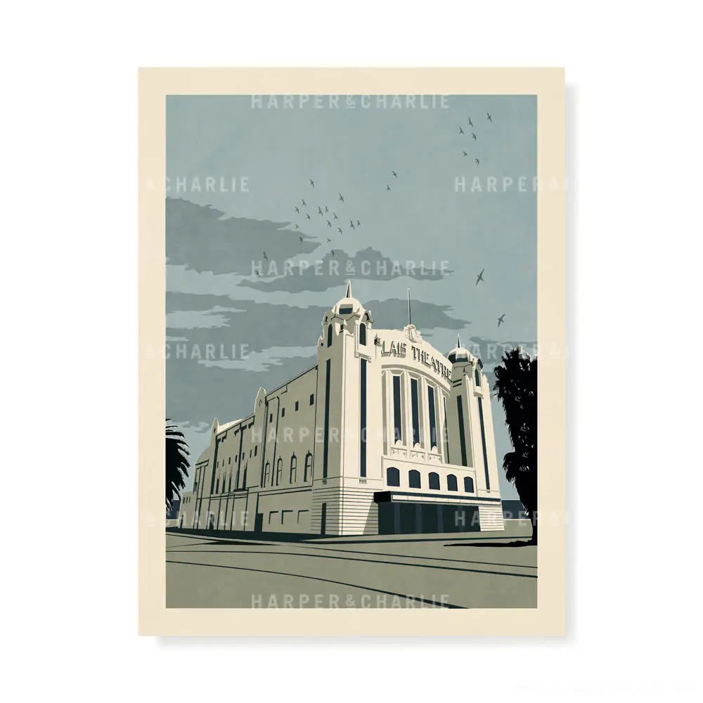 Palais Theatre St Kilda Blue Sky Colour Print