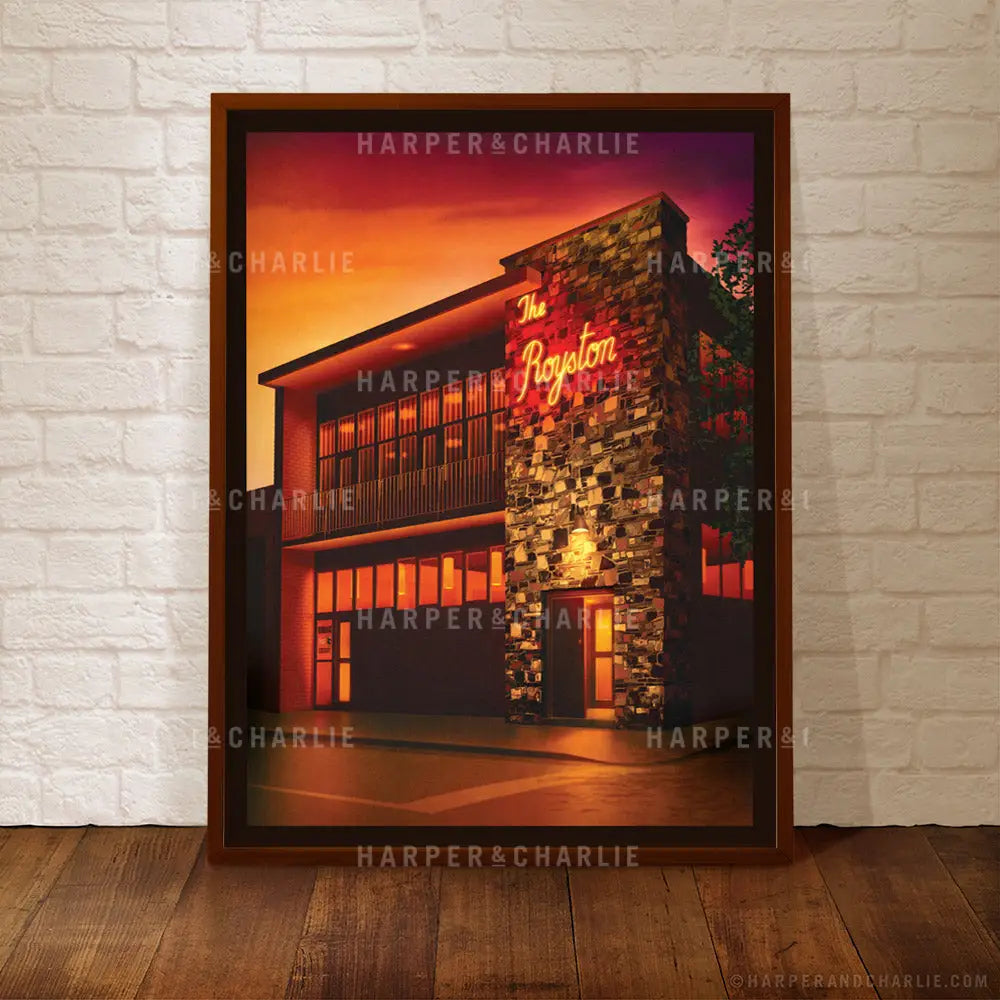 Royston Hotel Richmond Melbourne Print by Harper and Charlie