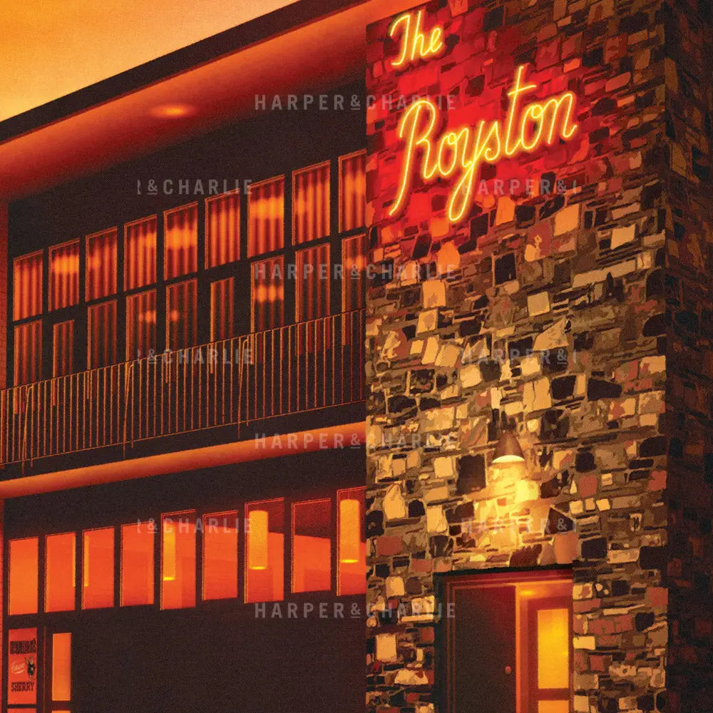 Royston Hotel Richmond Melbourne at night close up view by Harper and Charlie