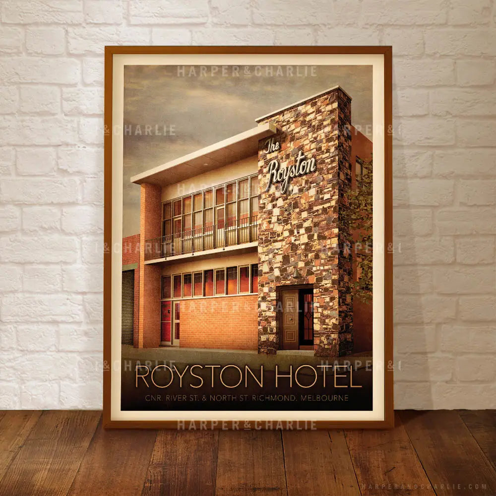 royston-hotel-richmond-day-colour-print-framed