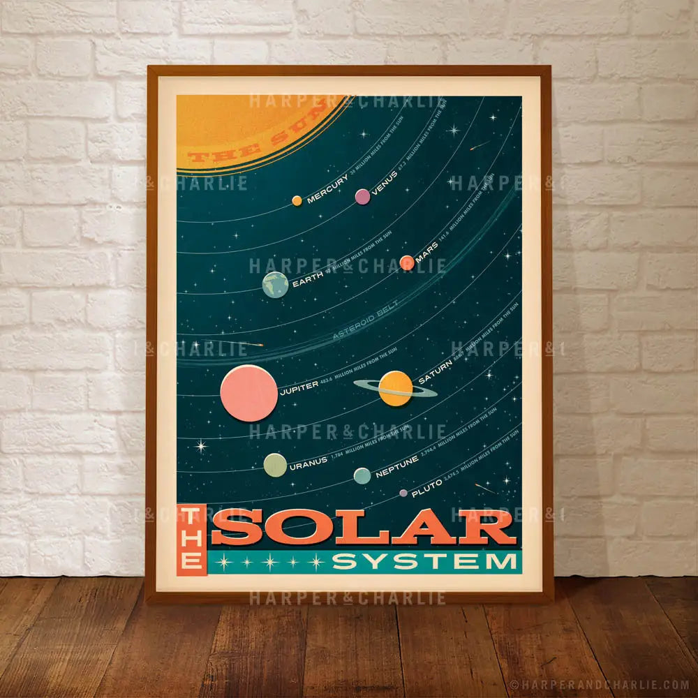 The Solar System Kids Print