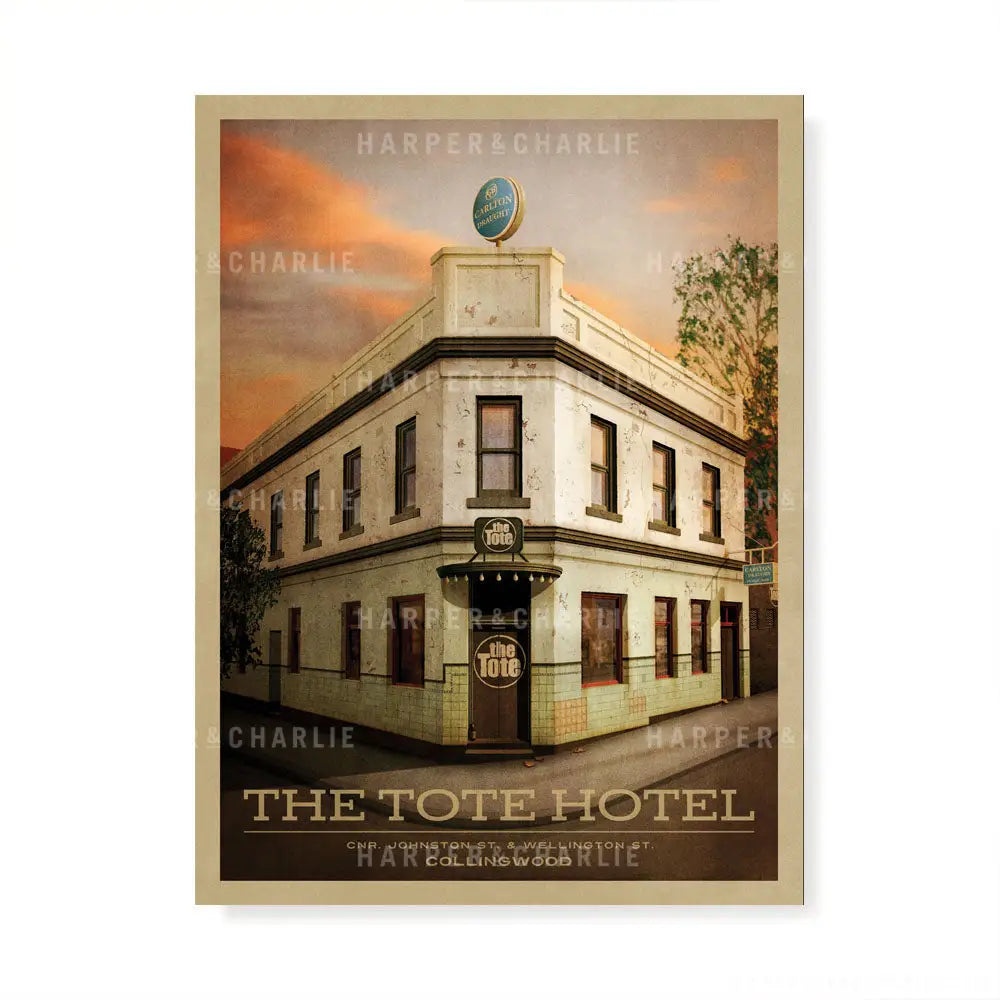 Tote Hotel Collingwood Colour Print