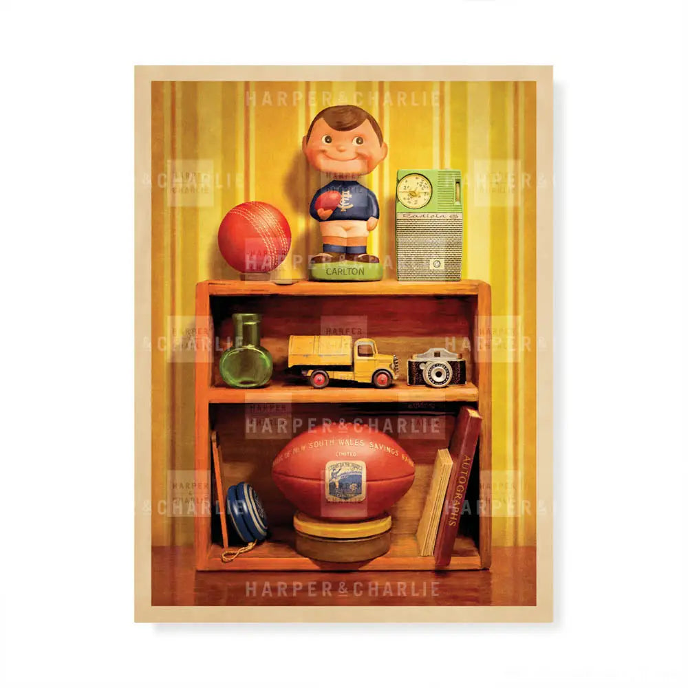 Treasured Possessions Carlton Vintage Print by Harper and Charlie