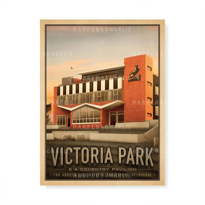 Victoria Park Collingwood Football Club Portrait Colour Print