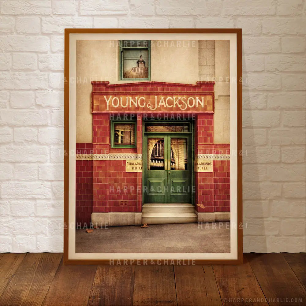 Young &amp; Jackson Hotel Melbourne Colour Print